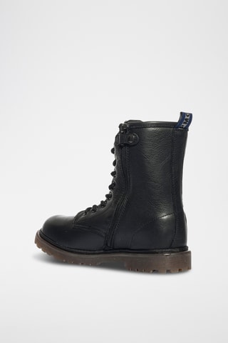 Bottines en cuir Tube - Noir