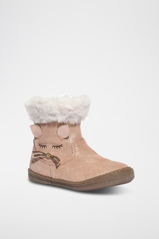 Bottines en nubuck P&H Move - Rose