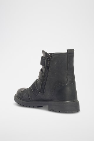 Bottines en cuir Chris - Noir
