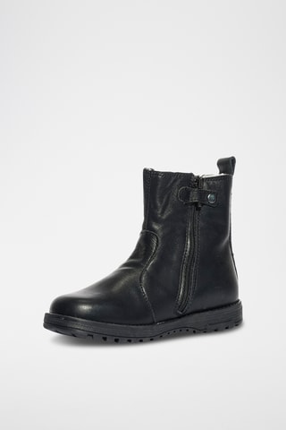 Bottines en cuir Play Casual - Noir