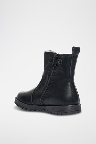 Bottines en cuir Play Casual - Noir