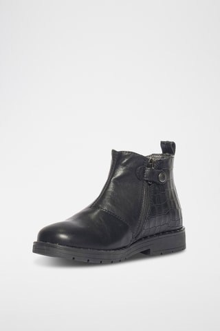 Bottines en cuir Paris - Noir