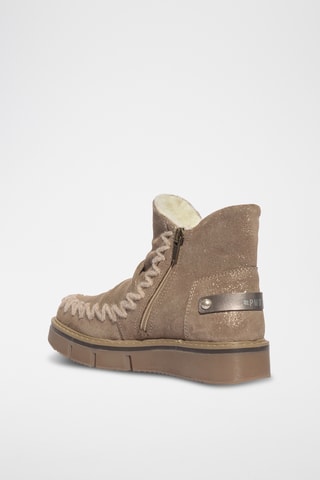 Bottines en nubuck Euphoria - Taupe
