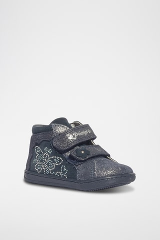 Leren Enkellaarzen Baby Box - Marineblauw