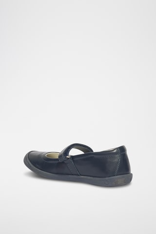 Leren Mary Janes Urban Girl - Marineblauw