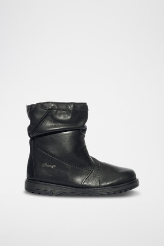 Bottines en cuir Play Casual - Noir