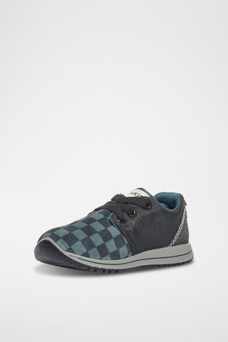 Nubuck Sneakers Baby Tiguan - Donkergroen en zwart