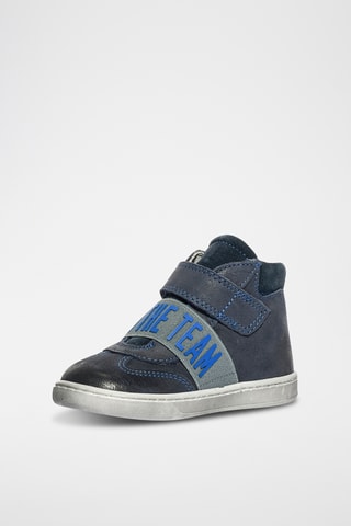 Leren Enkellaarzen Baby Float - Donkerblauw