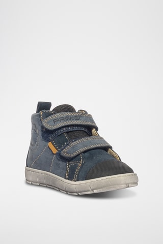Hoge Leren Sneakers Play Arrow - Grijs