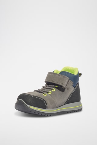 Hoge Leren Sneakers Baby Tiguan GTX - Lichtgrijs en Zwart