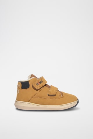 Hoge Leren Sneakers Baby Float - Camel