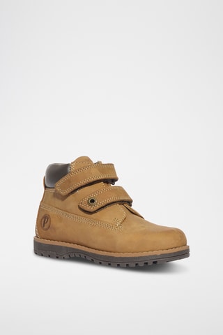 Leren Enkellaarzen Play Casual - Camel