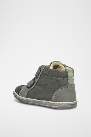 Leren Boots Baby Box - Grijs