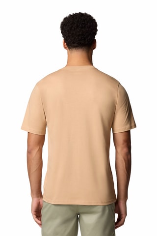 T-shirt regular en coton biologique CSC Basic Logo™ - Marron clair