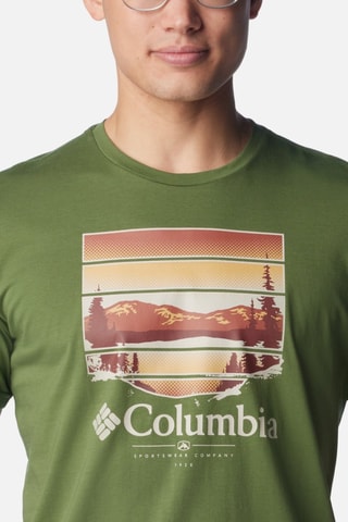 T-shirt en coton biologique Path Lake™ II - Vert - Columbia