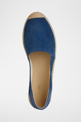 Espadrilles en cuir Lampedusa - Bleu cobalt