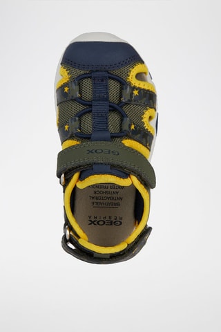 Sandales Multy - Vert et jaune