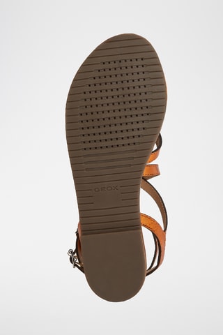 Sandales en cuir de buffle Sozy S - Orange