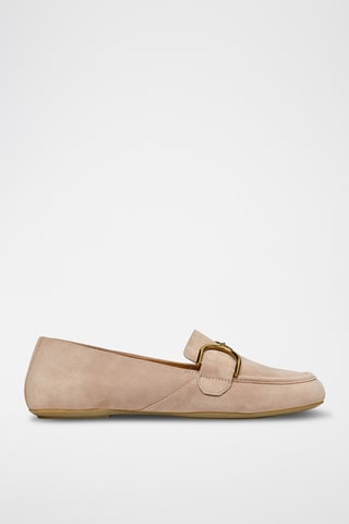 Mocassins en nubuck - Beige