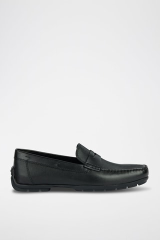 Mocassins en cuir - Noir