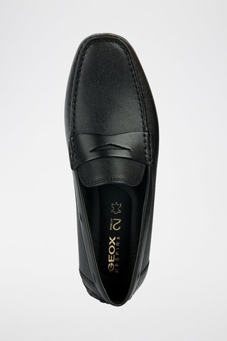 Mocassins en cuir - Noir