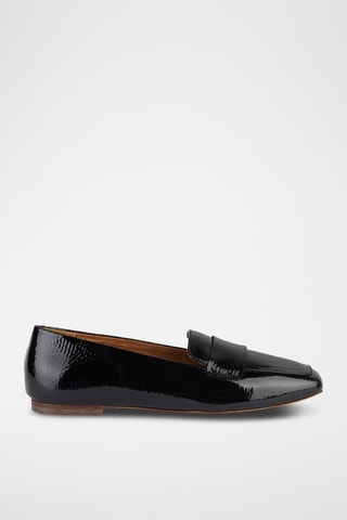 Mocassins en cuir - Noir