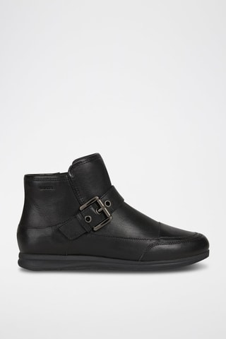 Bottines en cuir - Noir
