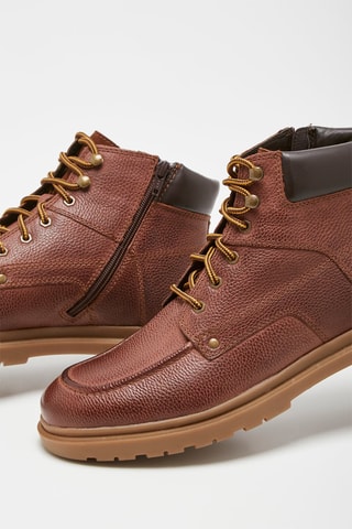 Bottines en cuir Andalo Camel