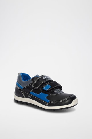 Baskets Heira - Noir et bleu royal
