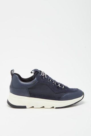 Baskets en cuir Falena Bleu marine