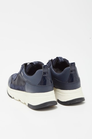 Baskets en cuir Falena Bleu marine
