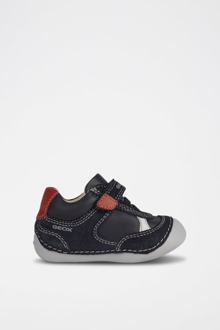 Baskets en cuir nappa et nubuck Tutim B. A  - Noir