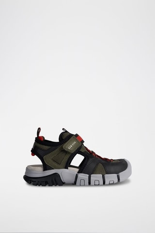 Sandales en cuir Dynomix - Noir