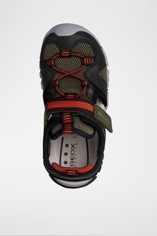 Sandales en cuir Dynomix - Noir
