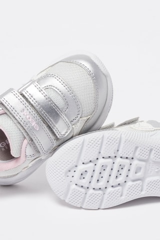 Baskets Sprintye Argenté et blanc