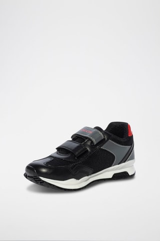 Baskets Pavel - Noir et rouge