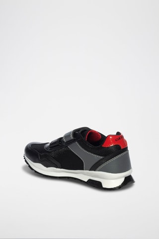 Baskets Pavel - Noir et rouge