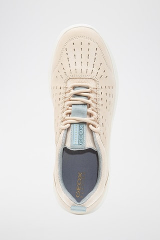 Baskets en cuir de veau nubuck - Beige