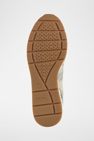 Baskets compensées en cuir Zosma - Taupe