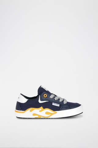 Baskets en cuir Alphabeet - Bleu