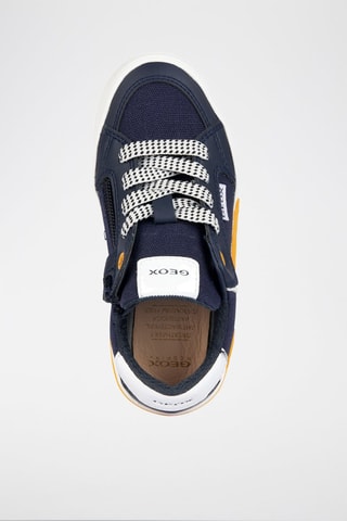 Baskets en cuir Alphabeet - Bleu