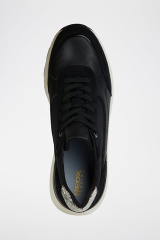 Baskets compensées en nubuck SPHERICA EC13 - Noir