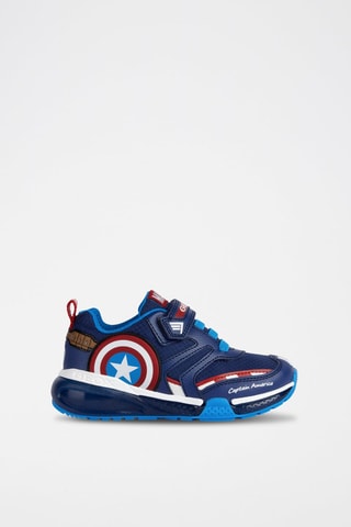 Baskets Captain America Avengers Marvel - Bleu marine et rouge