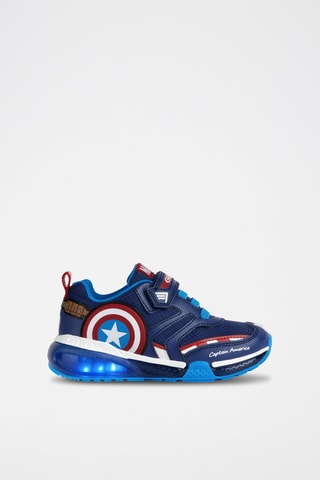 Baskets Captain America Avengers Marvel - Bleu marine et rouge