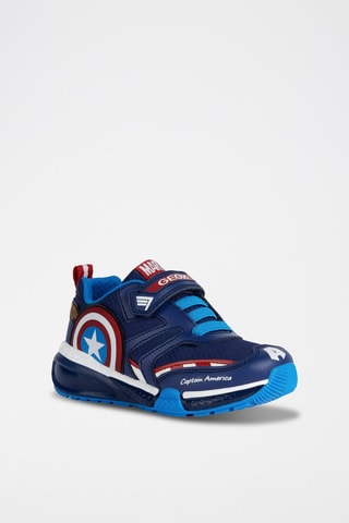 Baskets Captain America Avengers Marvel - Bleu marine et rouge