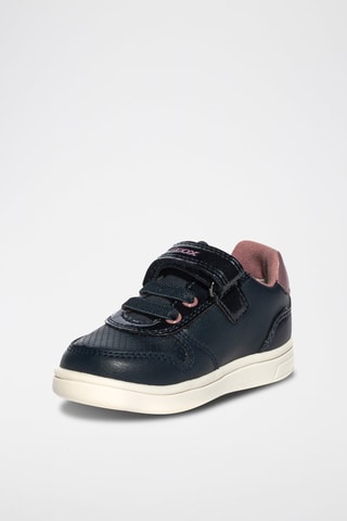 Baskets DJRock - Bleu marine et rose foncé