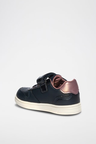 Baskets DJRock - Bleu marine et rose foncé