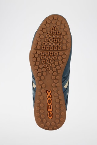 Baskets en nubuck Uomo Snake - Bleu
