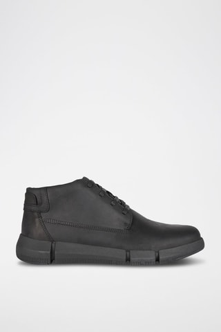 Baskets montantes en cuir Adacter - Noir