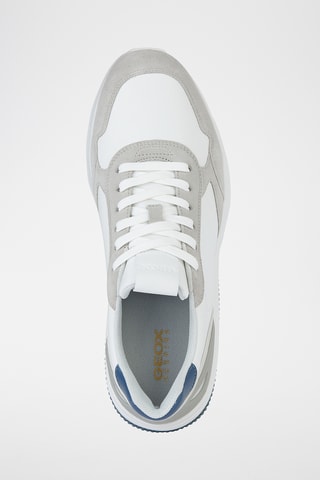 Baskets en cuir Spherica Actif - Blanc et gris clair